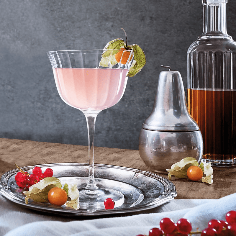 Bach Set of 4 Retro Fizz Glasses, 260ml, Clear