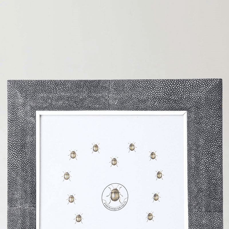 Bella Photo  Frame, 10 x 8", Charcoal Shagreen
