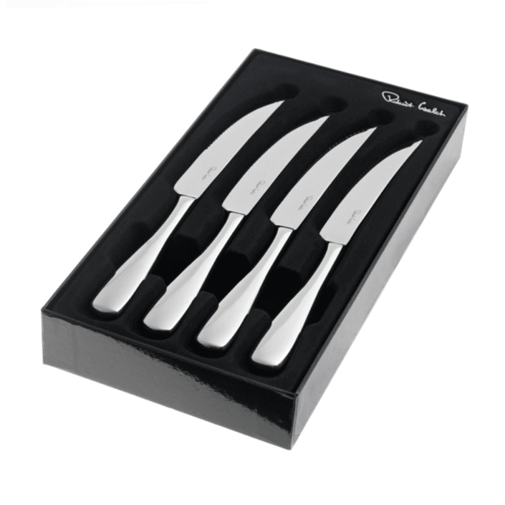 Warwick 4 Piece Steak Knife Set, Stainless Steel