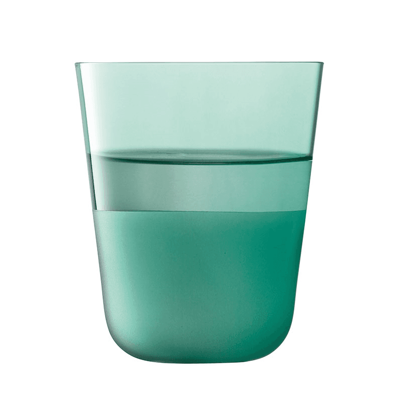 Arc Contrast Set of 2 Tumblers, 380ml, Ocean
