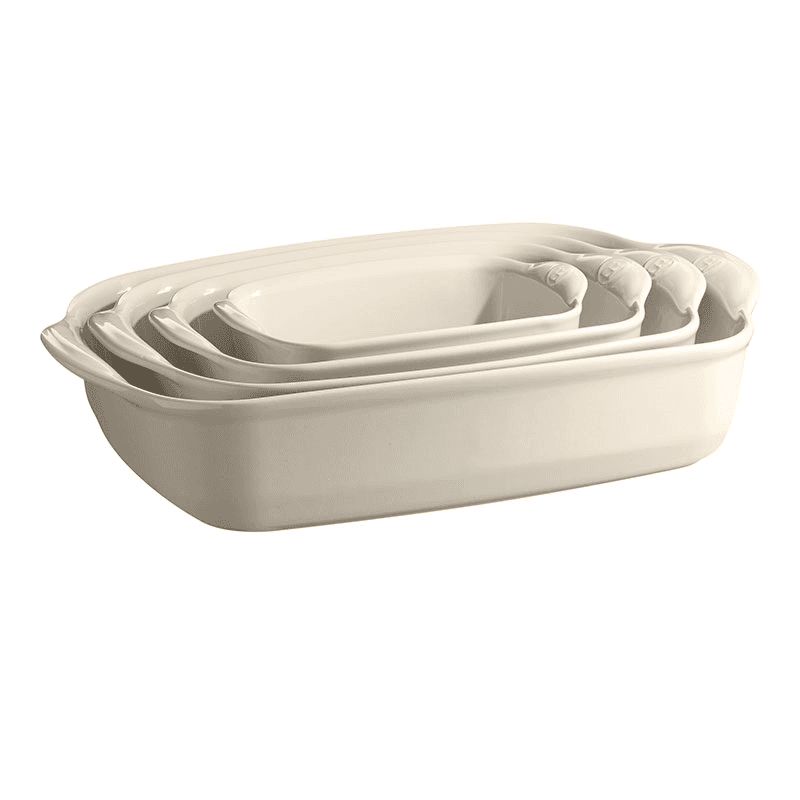 Ceramic Small Rectangular Oven Dish, 30cm, Clay
