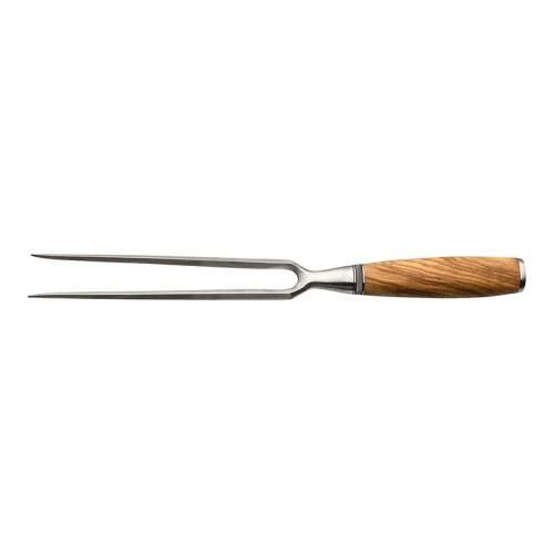 Image showing the Katana Saya Olive Wood Carving Fork, 18cm Prongs product.