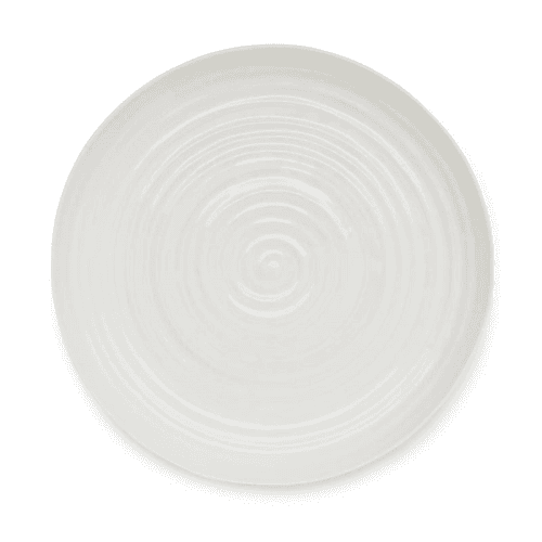 Image showing the Ceramics Footed cake plate, 24 x 10cm, White product.