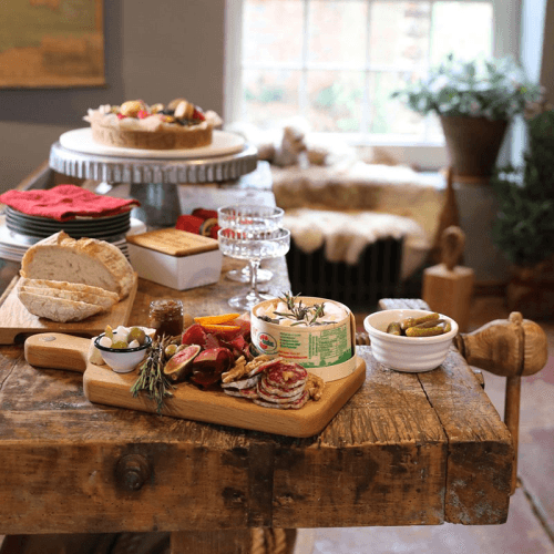 Image showing the Paddle Charcuterie Board with Coin, Oak product.