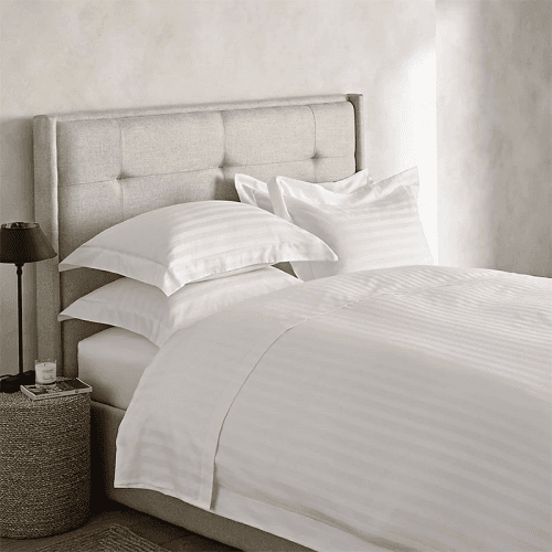 Image showing the Emmerson Standard Oxford Pillowcase, White product.