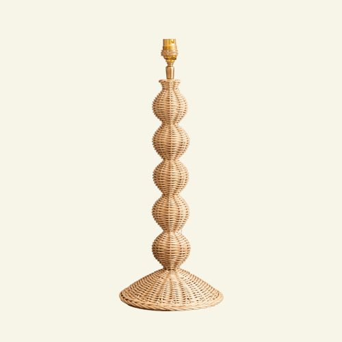 Image showing the Bobbin Table Lamp, H48cm, Natural product.