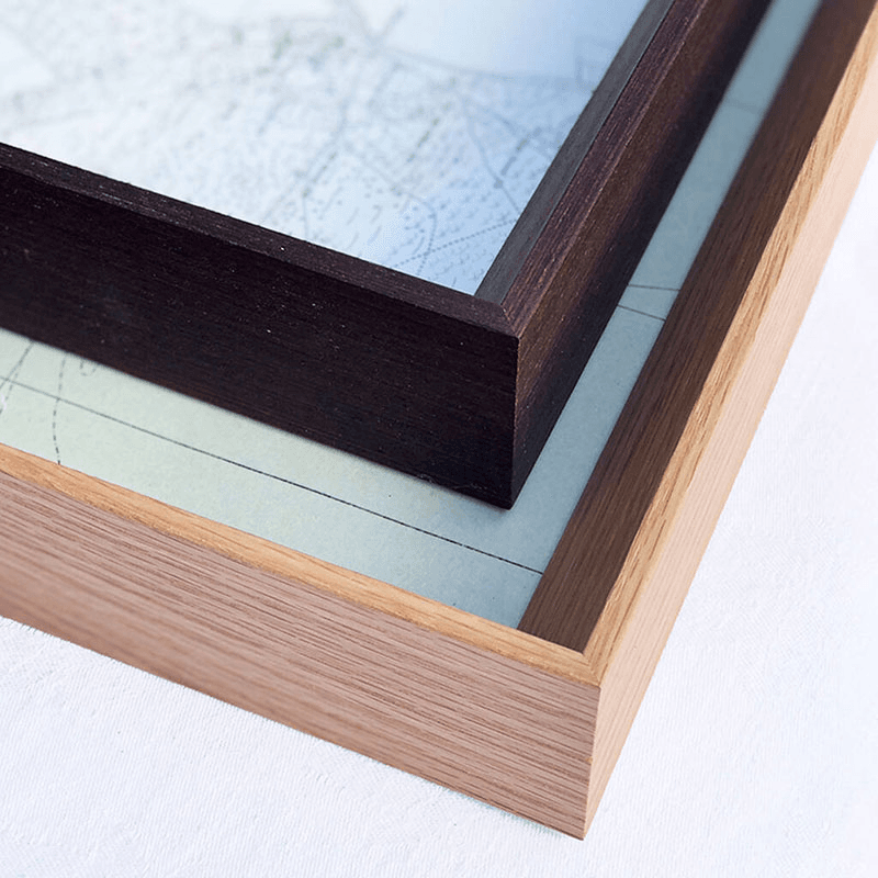 Personalised Drinks Tray with Map Voucher, 55 x 38cm, Oak
