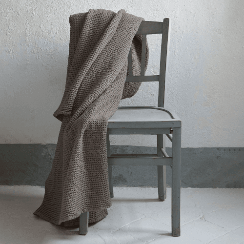 Image showing the Maia Throw, 140 x 200cm, Storm Grey product.