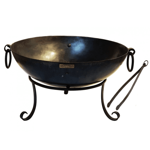 Image showing the Tula Firepit with stand, Black product.
