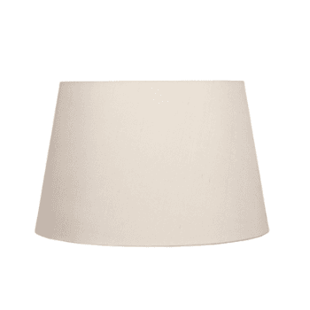 Image showing the Lampshade, Stretched Silk, Cream, 30cm product.