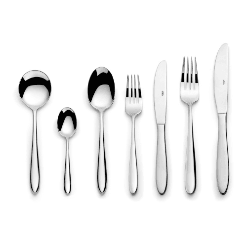 Image showing the Arlow 44 piece cutlery set, Mirror Finish Polished product.