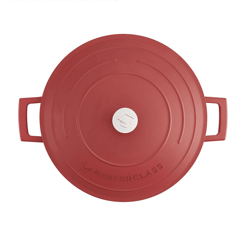 Shallow Casserole Dish, 4L, Red