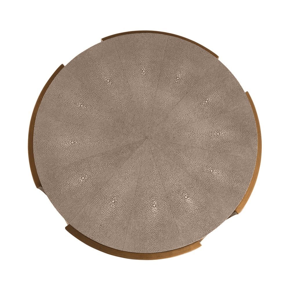 Katia Side table, H56 x D50cm, Cream