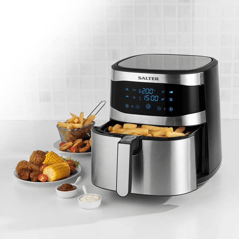 XXL Hot Air Fryer, 8L, Black