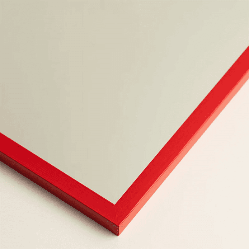 Mirror, 50cm, Venetian Red