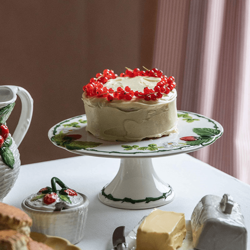 Fragola Cake Stand, D31cm, White