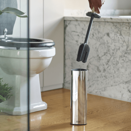 Image showing the Flex 360 Luxe Toilet Brush, Stainless Steel product.