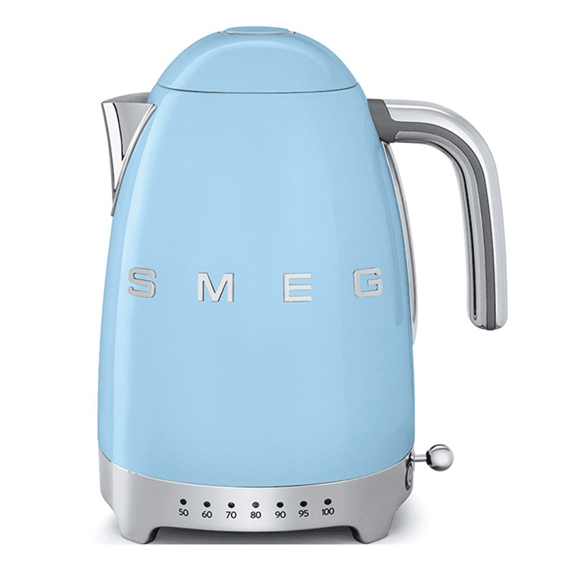 50's Retro Kettle with 7 temperature settings, 1.7 litres, pastel blue