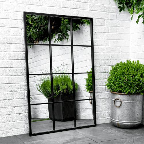 Image showing the Fulbrook Mirror, H120 x W80cm, Powder Coated Steel product.