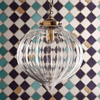 Image showing the Pendant Light, Aquila, Antiqued Brass, Large product.