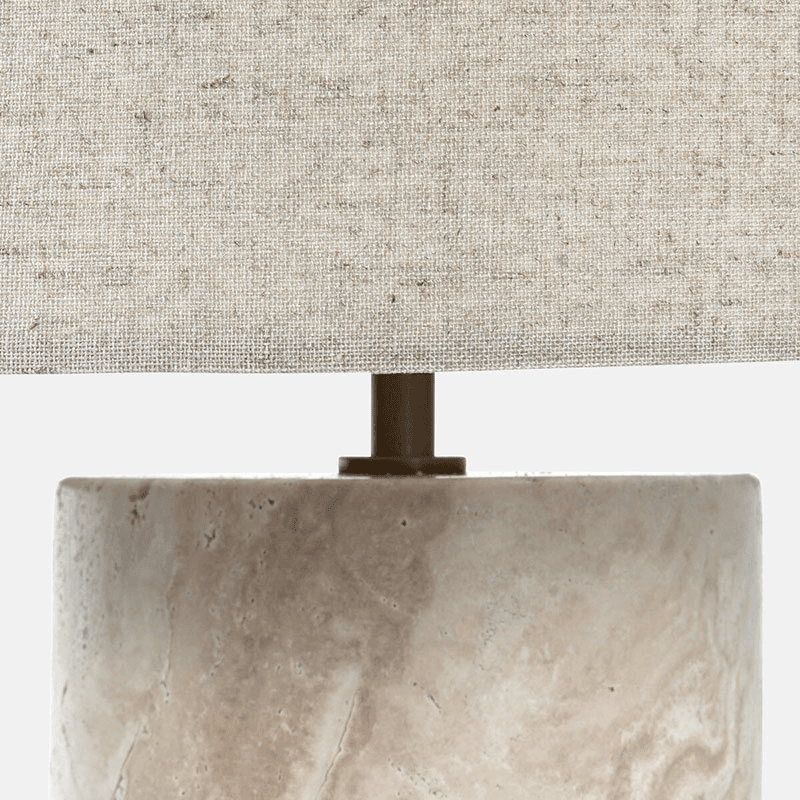 Remi Table Lamp, H35cm, Cream