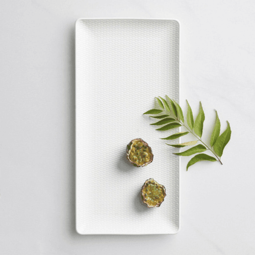 Image showing the Gio Rectangular server, 32cm, White/ Bone China product.