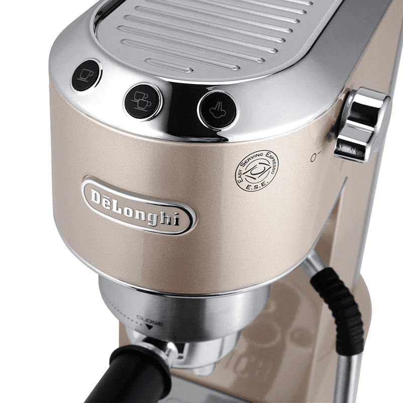 Dedica Arte Manual Coffee Machine, Beige