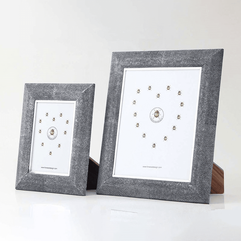 Bella Photo  Frame, 7 x 5", Charcoal Shagreen