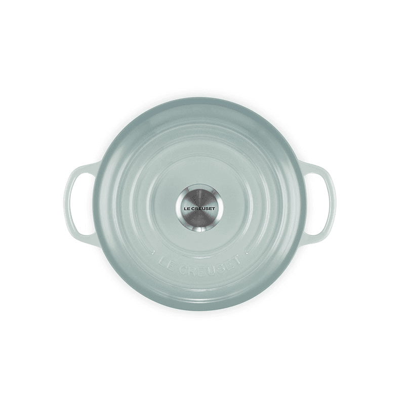 Cast Iron Round Casserole, 20cm, Sea Salt