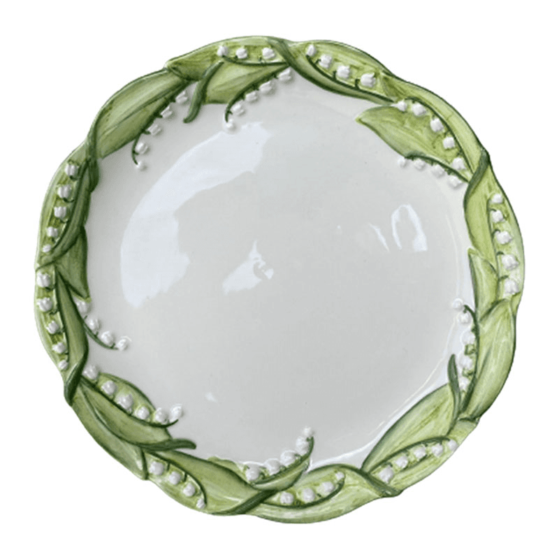 Lily Of The Valley Dinner Plate, D27cm, Green