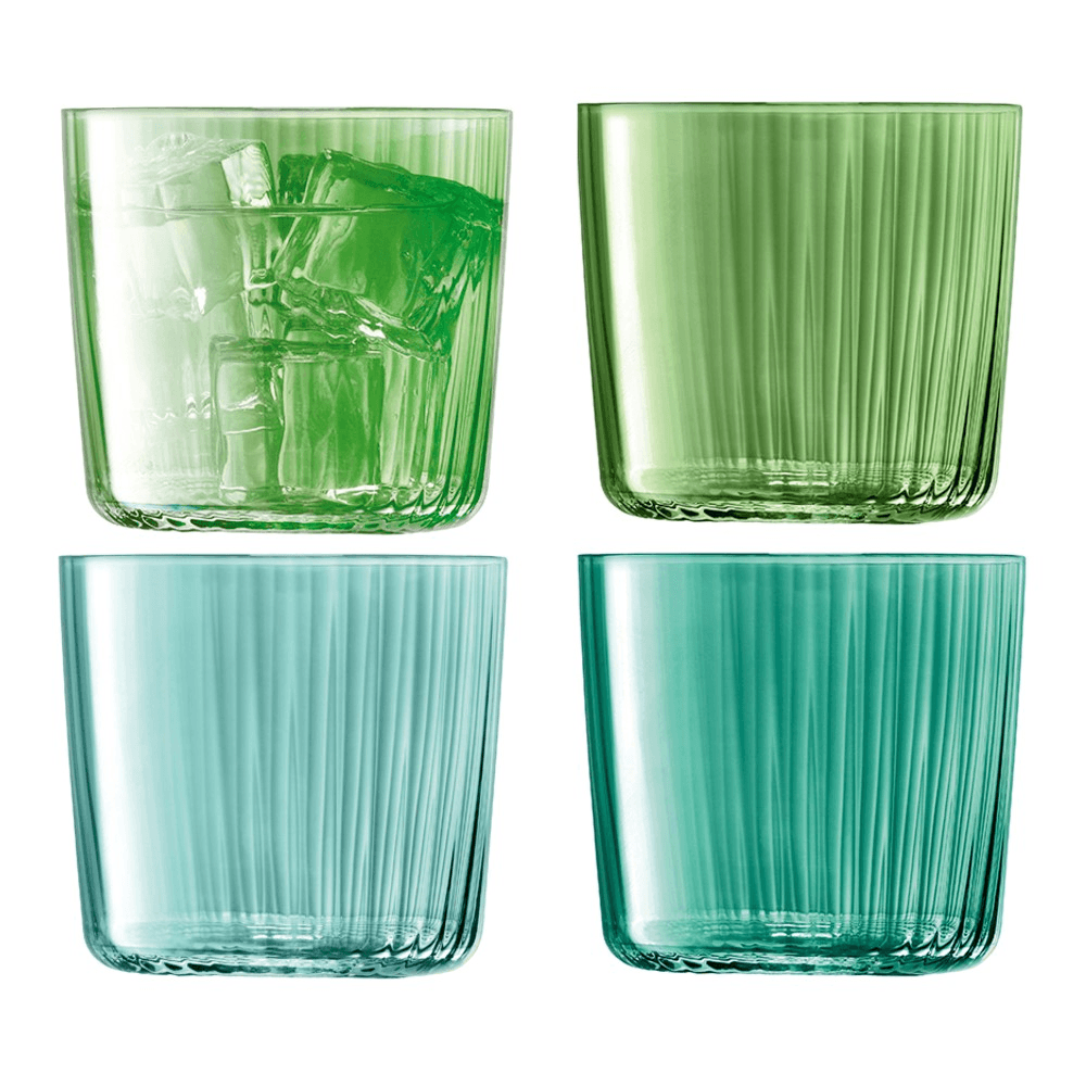 Gems Set of 4 tumblers, 310ml, jade