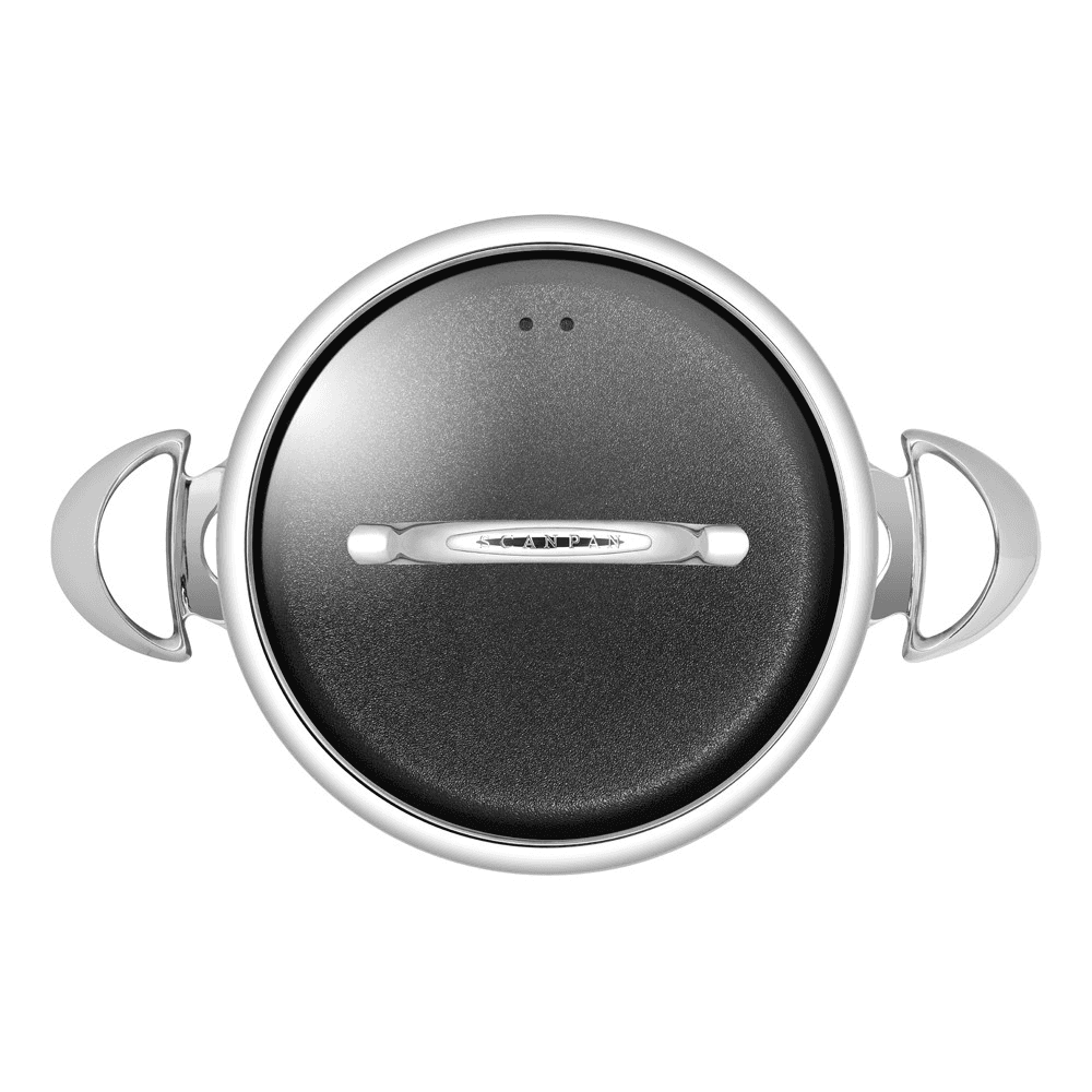 HaptIQ Casserole with lid, Dia24cm, Metallic