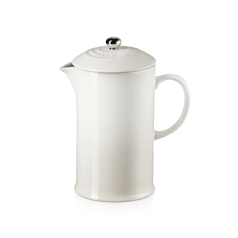 Stoneware Cafetiere, 1 litre, Meringue