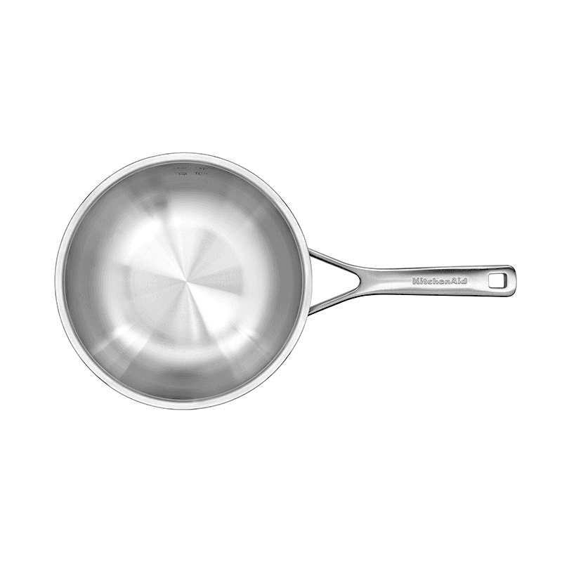 MultiPly Stainless Steel Chef's Pan, 22cm, Silver