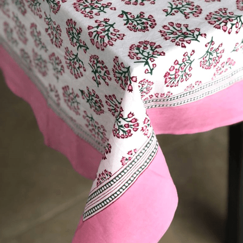 Image showing the Periwinkle Tablecloth, 170 x 270cm, Pink product.