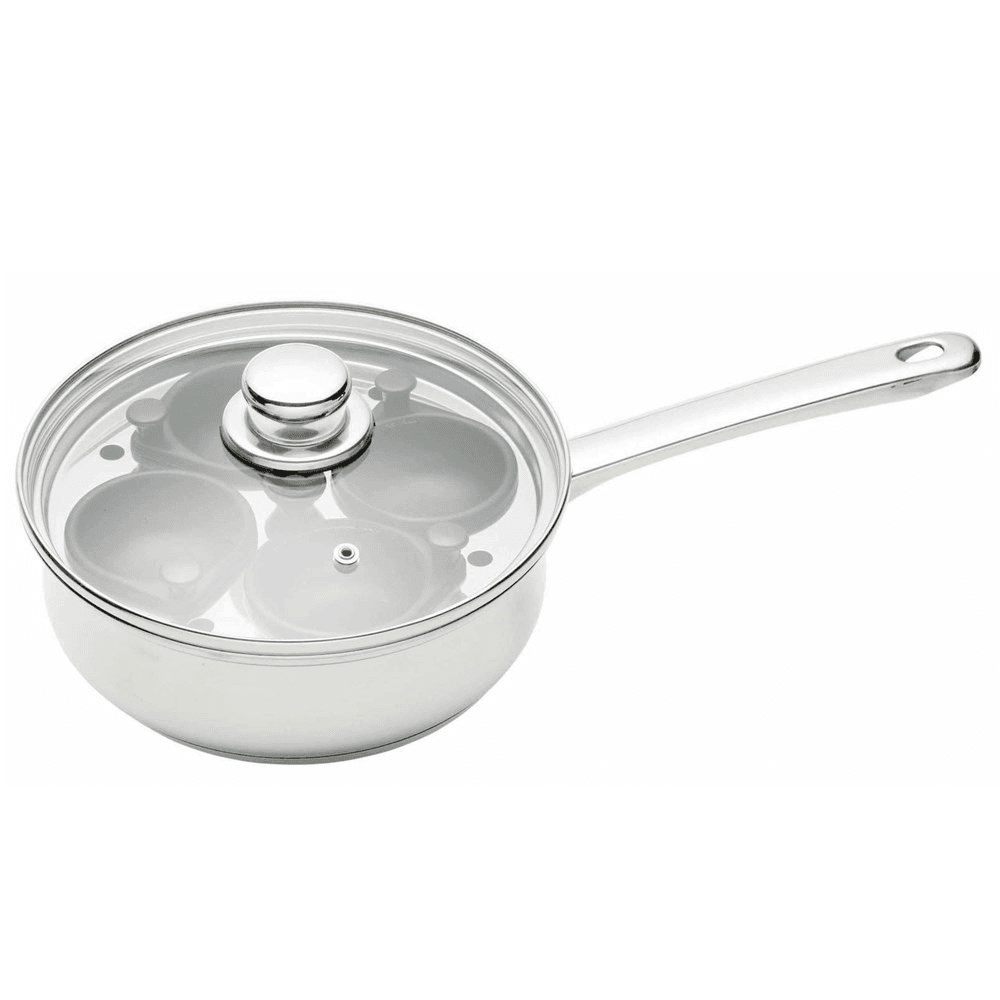 Clearview Egg poacher with 4 compartments, 20.5cm, stainless steel
