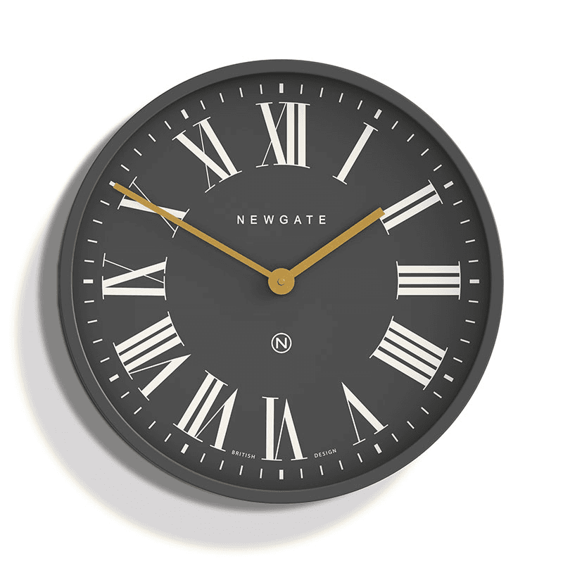 Mr Butler Wall Clock, D45cm, Moonstone Grey/Cream