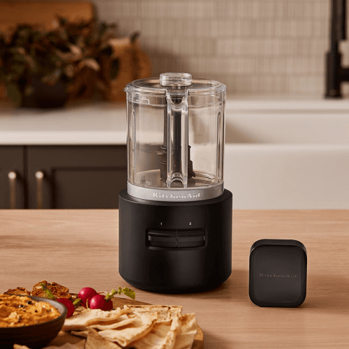 Image showing the Cordless Food Chopper Battery Included, Matt Black product.