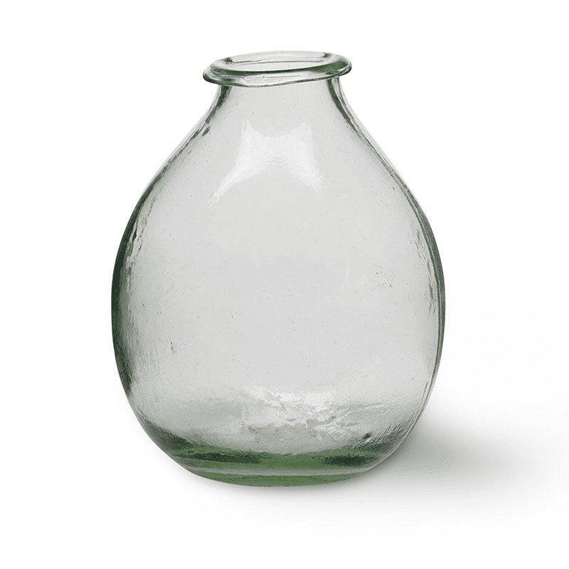 Large vase, H19 x D17cm, Recycled Glass
