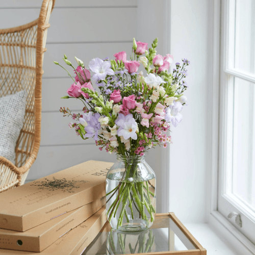 Image showing the Regular Letterbox flower subscription, 3 months product.