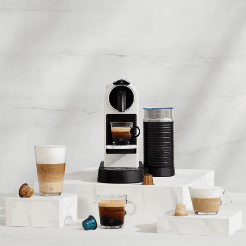 Image showing the Citiz with Aeroccino Coffee Machine, White product.