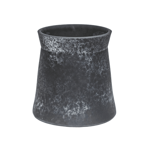 Image showing the Kew Eclectic Orangery Handthrown Palm Planter, D23cm, Basalt product.