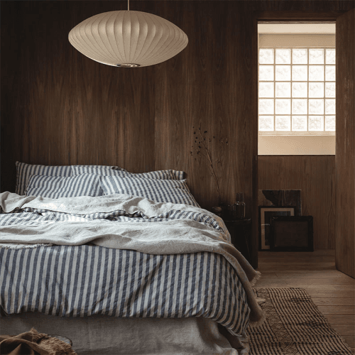 Image showing the Pembroke Stripe Duvet Cover, Super King, Atlantic product.