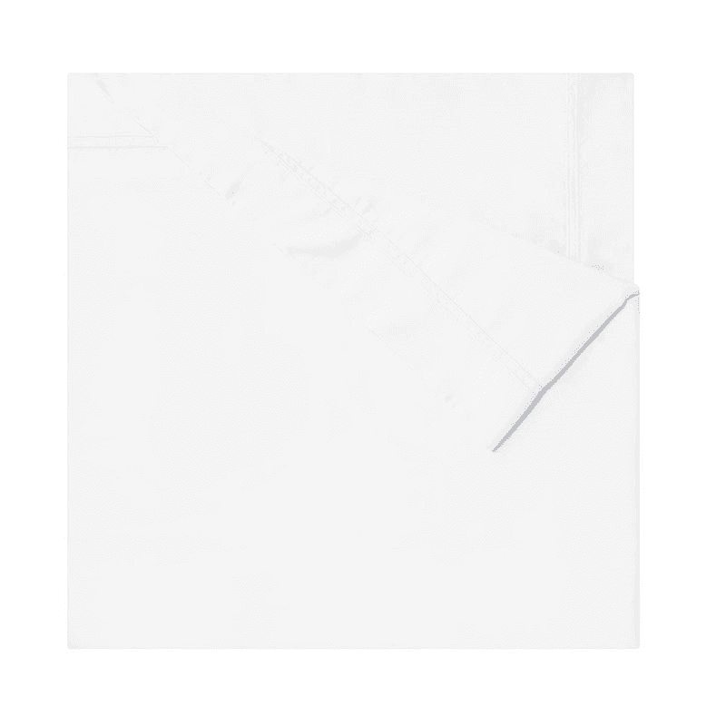 Triomphe - 300 Thread Count Cotton Sateen Super king duvet cover, 260 x 220cm, Blanc