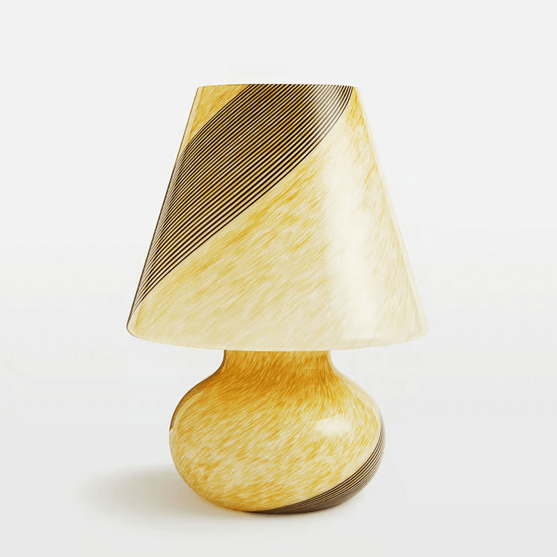 Lucio Murano Table Lamp, H40cm, White