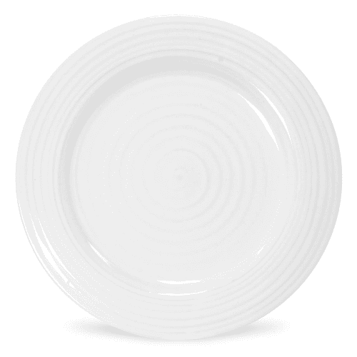 Image showing the Ceramics Set of 4 dinner plates, 28cm, White product.