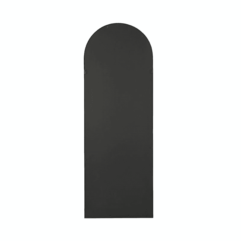 Fulbrook Arched mirror, H170 x W60 x D3cm, Black