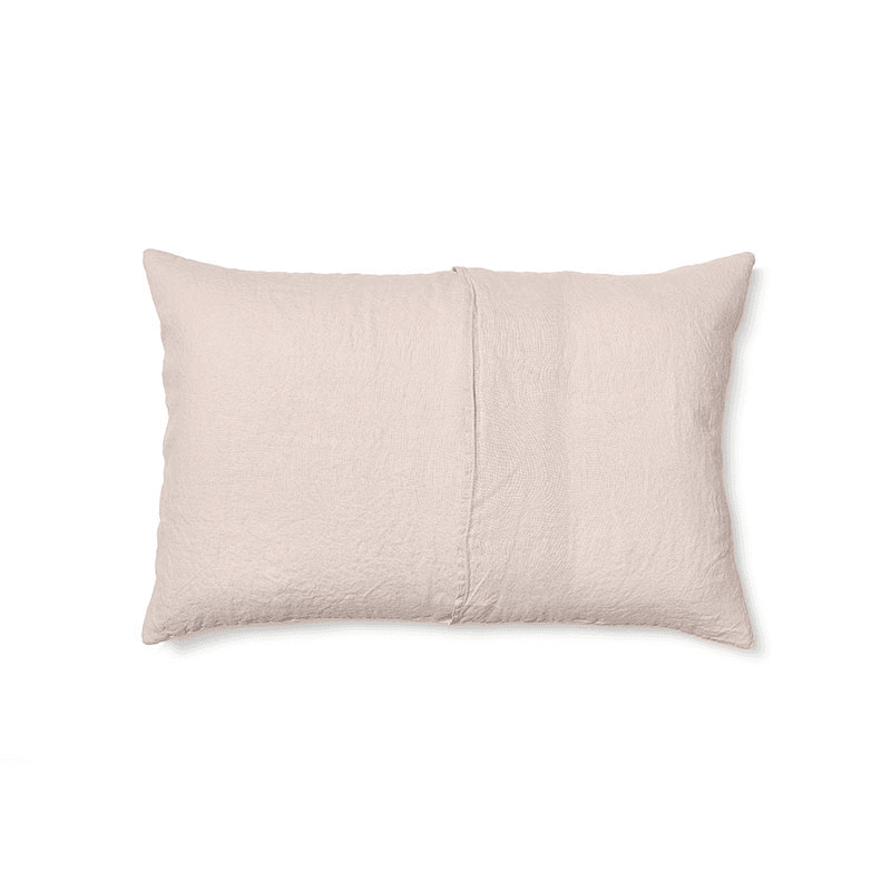 Linen Pair of Standard Pillowcases, Rose