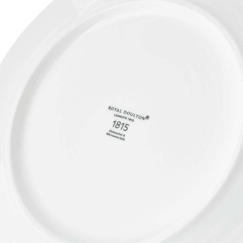 Pure Side Plates Set of 4, D23cm, White