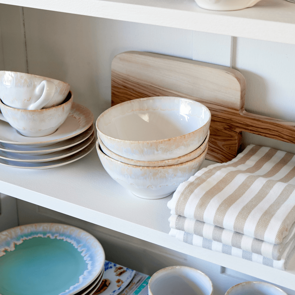 Taormina Set of 6 soup/cereal bowls, 15cm, White